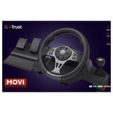 Trust GXT 289 Movi racestuur stuur Zwart, Pc, Xbox Series X/S, Switch, PlayStation 4