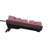 Trust GXT 867 Acira 60% mini mechanisch gaming-toetsenbord, gaming toetsenbord Zwart, US lay-out, Outemu Red, 60%, RGB