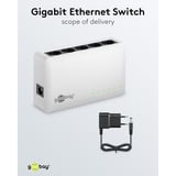 goobay 5-poort Gigabit Ethernet Switch Wit