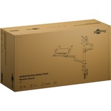 goobay Deluxe Monitor Mount met Laptop Arm, 17 tot 32 inch monitorarm Zwart