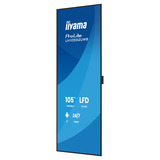 iiyama ProLite LH10552UWS-B1AG 104.6" Ultra Wide Public Display Zwart, HDMI, DisplayPort, USB-C, LAN, WiFi 6E, Audio, Android OS