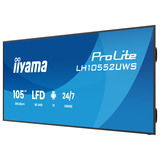 iiyama ProLite LH10552UWS-B1AG 104.6" Ultra Wide Public Display Zwart, HDMI, DisplayPort, USB-C, LAN, WiFi 6E, Audio, Android OS