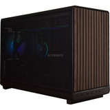 ALTERNATE Thunderstorm SFF Ryzen 7 – RX 9070 XT Limited Edition gaming pc Zwart/houtkleur | R7 9800X3D | RX 9070 XT | 32 GB | 2 TB SSD