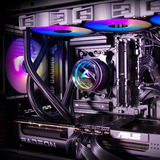 ALTERNATE Thunderstorm SFF Ryzen 7 – RX 9070 XT Limited Edition gaming pc Zwart/houtkleur | R7 9800X3D | RX 9070 XT | 32 GB | 2 TB SSD