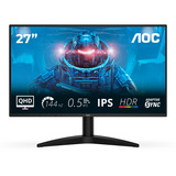 AOC Q27B36X 27" monitor Zwart, 1x HDMI, 1x DisplayPort, 144 Hz