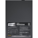 Antec Signature 2200 Platinum ATX3.1, 2200 Watt voeding  Zwart, 4x PCIe, 2x 12V-2x6, Kabelmanagement