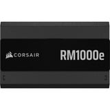 Corsair RM1000e (2025), 1000 Watt voeding  Zwart, 2x 12VHPWR, 2x PCIe, Kabel-Management