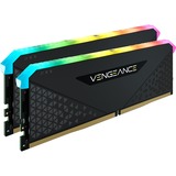 Corsair Vengeance RGB RS 32 GB DDR4-3200 (2x 16 GB) werkgeheugen Zwart, CMG32GX4M2E3200C16, XMP 2.0