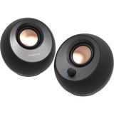 Creative Pebble V3 pc-luidspreker Zwart, Bluetooth, USB-C, AUX