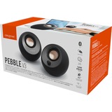 Creative Pebble V3 pc-luidspreker Zwart, Bluetooth, USB-C, AUX