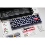 Ducky One 3 Cosmic Blue SF RGB mechanisch toetsenbord Donkerblauw, US lay-out (QWERTY), Cherry MX Brown, 65%, RGB leds, Double-shot PBT, Hot-swappable, QUACK Mechanics