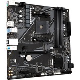 GIGABYTE A520M DS3H V2 socket AM4 moederbord Zwart/grijs, RAID, Gb-LAN, Sound, µATX