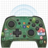 HORI Wireless HORIPAD Turbo - Pokémon Pixel Green gamepad Groen/transparant, Nintendo Switch 2, Nintendo Switch, Nintendo Switch – OLED-Model, Nintendo Switch Lite, Bluetooth 5.0