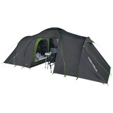 High Peak Como 6.0 tent Donkergrijs/groen
