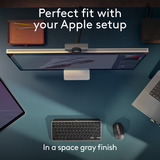 Logitech MX Keys Mini For Mac toetsenbord Grijs, US-International lay-out (QWERTY), 80% (TKL)	, Bluetooth Low Energy