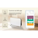 Mill WiFi convectorkachel CO1200WIFI3 Wit, Wifi + App Control