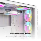 Montech HP140 ARGB PWM 3 in 1 Pack case fans Wit, 3 stuks, 140 x 140 x 25 mm