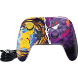 PowerA Enhanced Wireless Controller for Nintendo Switch - Pikachu vs. Gengar Geel/donkerpaars