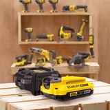 Stanley FatMax 18V startset 1x 2,0Ah Accu + Lader V20 oplader Zwart/geel