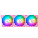 Thermaltake CT120 EX Reverse ARGB Sync PC Cooling Fan Pink case fans Pink, 3 stuks, 120 x 120 x 25 mm, PWM