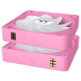 Thermaltake CT120 EX Reverse ARGB Sync PC Cooling Fan Pink case fans Pink, 3 stuks, 120 x 120 x 25 mm, PWM