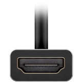 goobay USB4 Gen 3x2 naar HDMI adapter Zwart/zilver, 0,15 meter