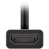 goobay USB-C 4.0 > HDMI adapter Zwart/zilver, 0,15 meter