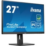 iiyama ProLite XUB2763QSU-B1 27" monitor Zwart, HDMI, DisplayPort, USB, Audio