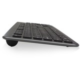 ACT Connectivity Draadloze set met toetsenbord en muis desktopset Zwart, 100%, 800 - 1600 DPI