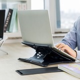 ACT Connectivity Laptopstandaard, inklapbaar, hoogte verstelbaar in 7 standen 