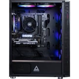 ALTERNATE Thunderstorm Starter Ryzen 5 – RTX 3050 gaming pc Zwart | R5 5500 | RTX 3050 | 16 GB | 1 TB SSD