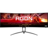 AOC AGON AG493UCX2 49" Curved UltraWide gaming monitor Zwart, 165 Hz, HDMI, DisplayPort, USB-A, USB-C, Freesync Premium Pro