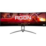 AOC AGON AG493UCX2 49" UltraWide gaming monitor Zwart, 165 Hz, HDMI, DisplayPort, USB-A, USB-C, Freesync Premium Pro