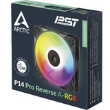 ARCTIC P14 Pro Reverse A-RGB case fan Zwart, 140 x 140 x 30 mm, PWM
