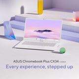 ASUS Chromebook Plus CX34 CB3402CVA-MW0217 14"  laptop Grijs | Core i3-1315U | UHD Graphics | 8GB | 128 GB Flash | Touch