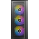 Antec AX65 ARGB midi tower behuizing Zwart | 3x USB-A | Tempered Glass