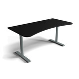 Arozzi Arena Gaming Desk - Frozen Grey Donkergrijs/zwart