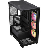 Corsair 3500X RS-R ARGB + RM850e + RS120 + 32 GB Bundel midi tower behuizing Zwart | 2x USB-A | 1x USB-C | RGB | Tempered Glass