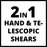 EINHELL GP-LS 18/28 Li T BL-Solo Accu Snoeischaar takkenschaar Rood/zwart, Accu en oplader niet inbegrepen
