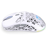 ENDORFY LIV Plus Wireless Onyx White gaming muis Wit, 26.000 DPI, ARGB, USB-C / 2.4 GHz / Bluetooth