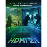 Govee AI Sync Box 2 ledstrip Zwart, 2,4GHz wifi, Bluetooth, voor 75 - 85 inch tv's