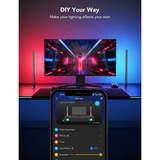Govee H6047 RGBIC WIFI Gaming Light bars met smart controller sfeerverlichting RGBIC, Wifi