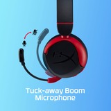 HyperX HyperX Cloud Mini - Wireless  over-ear gaming headset Zwart, Bluetooth 5.3 | Pc, Xbox, Nintendo Switch, Steam Deck, PlayStation 4, PlayStation 5, mobiele telefoon, Chromebook