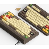 Iqunix OG80 Happy Ape Wireless Mechanical Keyboard Zwart, US lay-out (QWERTY), TTC Holy Panda, 80% (TKL)	, RGB leds, Hot-swappable, PBT, 2.4GHz | Bluetooth 5.1 | USB-C