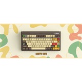 Iqunix OG80 Happy Ape Wireless Mechanical Keyboard, gaming toetsenbord Zwart, US lay-out, TTC Holy Panda, RGB leds, 80% (TKL), Hot-swappable, PBT, 2.4GHz | Bluetooth 5.1 | USB-C