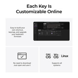 Keychron Q3 HE 8K Magnetic Switch Keyboard Wit, US lay-out (QWERTY), Keychron Ultra-Fast Lime, 80% (TKL)	, 80% (TKL), RGB, Hot swap, 8K