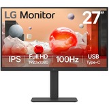 LG 27BA750 27" monitor Zwart, HDMI, DisplayPort, Audio, LAN, USB-C