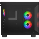 Montech KING 65 PRO midi tower behuizing Zwart | 2x USB-A | 1x USB-C | Window