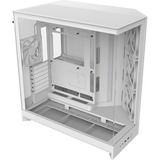 NZXT NZXT H9 Flow (2025) All White midi tower behuizing Wit (mat) | 2x USB-A | 1x USB-C | Window