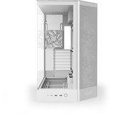 NZXT NZXT H9 Flow (2025) All White midi tower behuizing Wit (mat) | 2x USB-A | 1x USB-C | Window